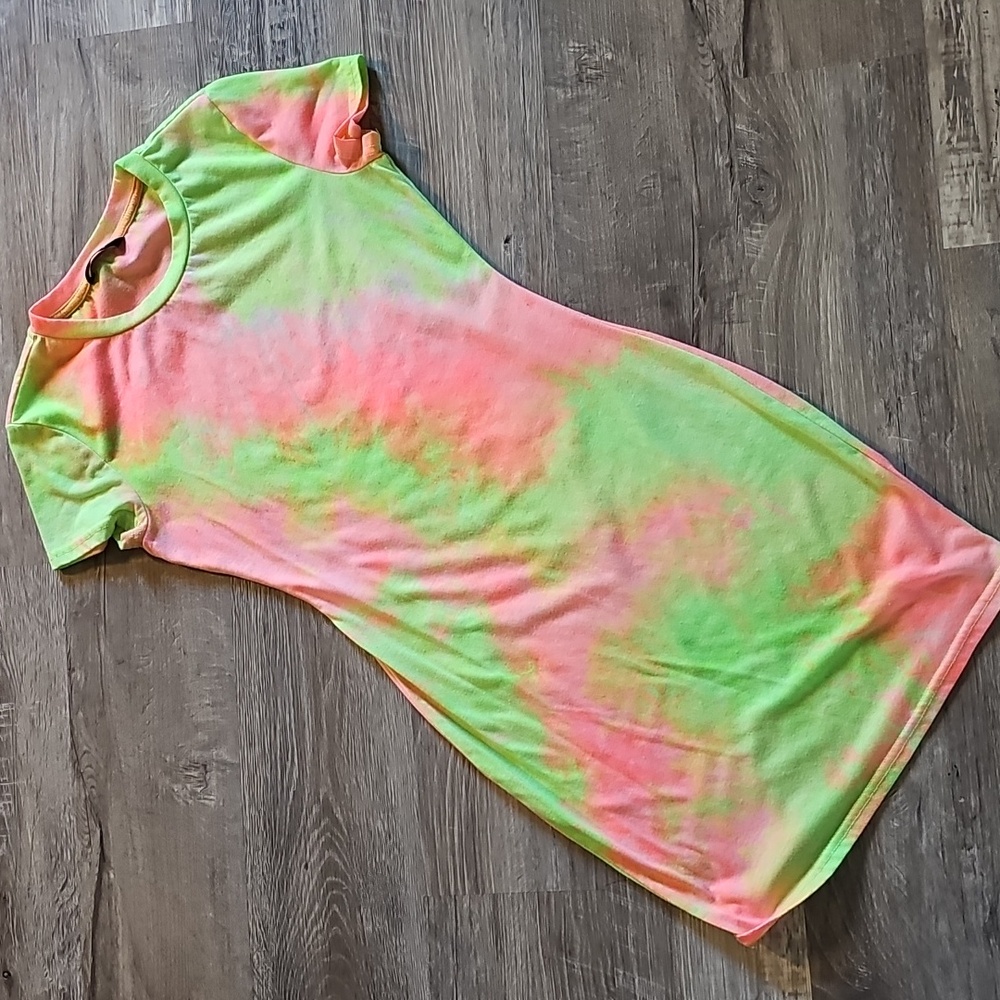 SHEIN Tie-Dye Bodycon T-Shirt Dress – Women’s Small EUC